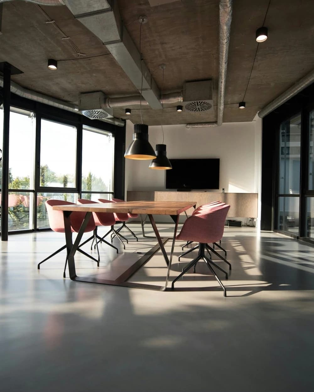Industrial premises with polished floors cleaned by a commercial team in Echuca